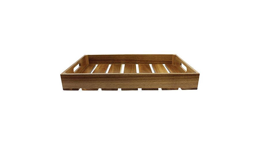 ACASIA CAJA MADERA 12 3/4″ X 10 1/2″ X 2 3/4″ – Dipsa HORECA Panamá